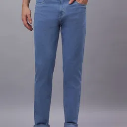 HJ HASASI Men Slim Fit Mid-Rise Stretchable Jeans-picture-10
