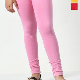 KAYU Girls Pack Of 3 Churidar Length Leggings-image-97