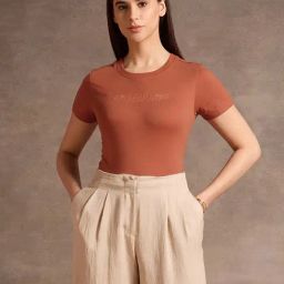 U.S. Polo Assn. Brown Graphic Print T-Shirt-picture-42
