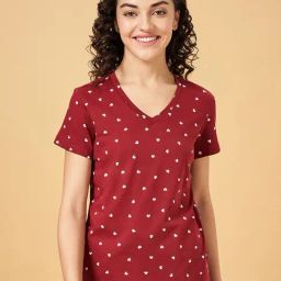 Dreamz by Pantaloons Red Cotton Printed Top-picture-38