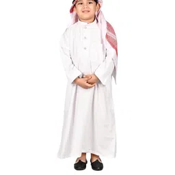 Smuktar garments Boys White Cotton Blend Clothing Set-image-18