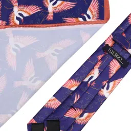 Tossido Multi Printed Necktie and Pocket Square Set For Men image 5