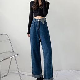 The Roadster Lifestyle Co Women Straight Fit High-Rise Jeans-image-44
