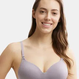 Jockey Bluish Grey Plunge Bra-picture-16