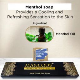 Mancode Refreshing Cool Menthol Soap Gift Set - 5 Pieces image 4