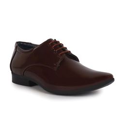 FAUSTO Men Patent Leather Lace-Ups Formal Derbys-image-62