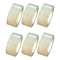 Veeshna Polypack 65 Meter x 2 inch 42 Micron Transparent Tape ELA 20 (Pack of 6)-image-15