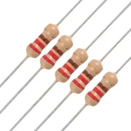 Invento 100Pcs 220 Ohm Carbon Film Resistor 1/4 W-24