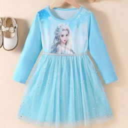 BAESD Embellished Print Fit & Flare Dress-picture-20