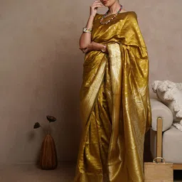 Subham Woven Design Zari Banarasi Saree-14