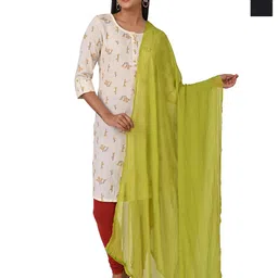 HELLA FASHIONS Selection Of 2 Chiffon Dupattas-picture-12