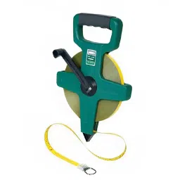 Insize Fibreglass Long Measuring Tape 0-50 m Range and 1 mm Graduation, 7143-50-46