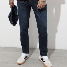 The Roadster Life Co. Men Slim Tapered Light Fade Stretchable Jeans-image-20