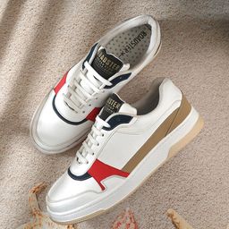 The Roadster Lifestyle Co Men Colourblocked Partywear Sneakers-image-12
