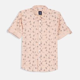 Allen Solly Junior Boys Spread Collar Conversational Printed Cotton Casual Shirt-picture-5