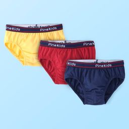 Pine Kids Cotton Lycra Knit Briefs Pack of 3 (Color & Print May Vary)-image-88