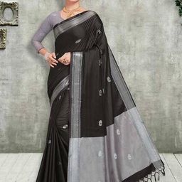 A S CREATION Woven Design Zari Silk Cotton Paithani Saree-image-93