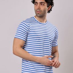 TQH Men Striped Printed Regular Fit T-shirt-picture-8