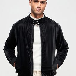 Red Flame Men Bomber Jacket-image-46