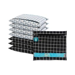 Aura Black Set of 6 Regular Multi-Utility Organisers-118