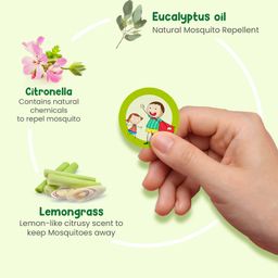mother sparsh baby Mother Sparsh 100% All Natural Mosquito Repellant Patches for Babies - 24 Patches image 4
