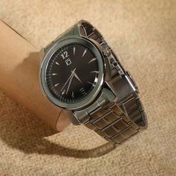 French Accent Men Embellished Dial & Stainless Steel Bracelet Style Straps Analogue Watch SW25_FAWC1008-image-87