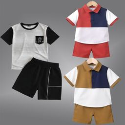 Lofn Unisex Kids Printed T-shirt with Shorts-37