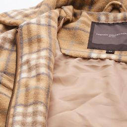 French Connection Spread Collar Checked Tailored Jacket image 4
