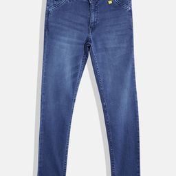 Allen Solly Junior Boys Slim Fit Mid-Rise Light Fade Stretchable Jeans-image-90