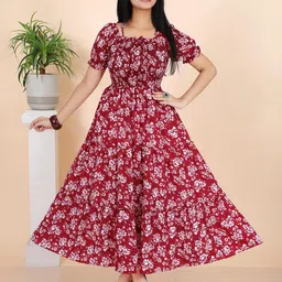 Pinly Peter Pan Collar Crepe Fit & Flare Dress-picture-21