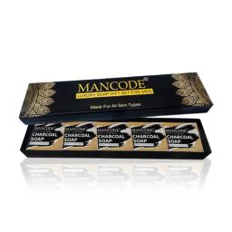 Mancode Deep Cleansing Charcoal Soap Gift Set - 5 Pieces-24