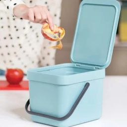 BRABANTIA Sort & Go Mint Blue Plastic Waste Bin (6 L) - Set of 1-image-21