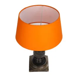 Homesake Orange & Brown Wood Signature Rustic Table Lamp - Set of 2 image 4