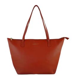 Giordano Brown Textured Medium Tote Handbag-image-38