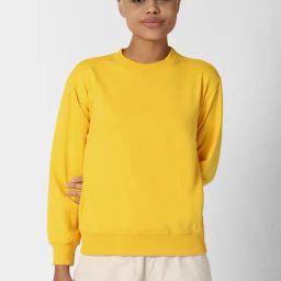 Forever 21 Yellow Regular Fit Sweatshirt-image-69