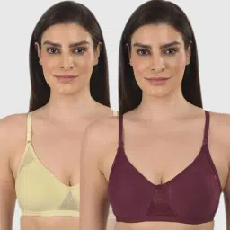 mod & shy Multicolor Non Padded Bra (Pack of  2)-picture-12