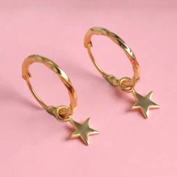 Clara 92.5 Sterling Silver Star Earrings for Women-image-22
