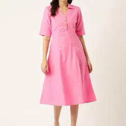 BRINNS Pink Midi Dress-image-45