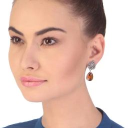 Imli Street Yellow Drop Earrings-30
