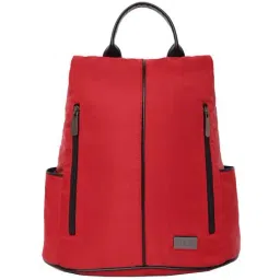 KLEIO Nylon Red Medium Convertible Backpack-picture-13