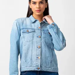 Spykar Blue Denim Jacket-29