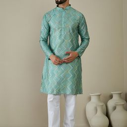 Anouk Men Ethnic Motifs Embroidered Thread Work Kurta-56
