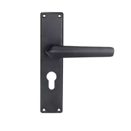Godrej Door Handle Set 2C NEH 20 Matte Black, 3207-picture-40