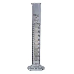 RELIGLAS 2 L Class B Thick Wall Measuring Cylinders With Spout And Round Base, 01.121.17-17