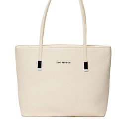 Lino Perros Off-White Solid Laptop Bag-22