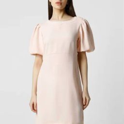 Van Heusen Pink Embellished Shift Dress-image-32