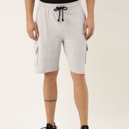 ARISE Men White Solid Regular Fit Regular Shorts-image-98