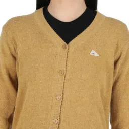 Monte Carlo Mustard Wool Open Front Cardigan image 5