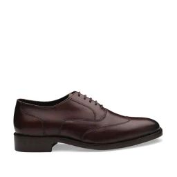 Legwork Men's Maroon Oxford Shoes-image-98