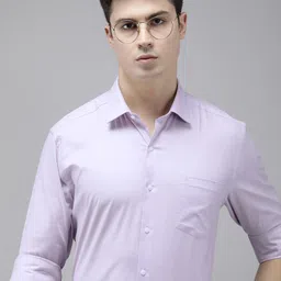 Arrow Solid Manhattan Slim Fit Pure Cotton Formal Shirt-picture-34
